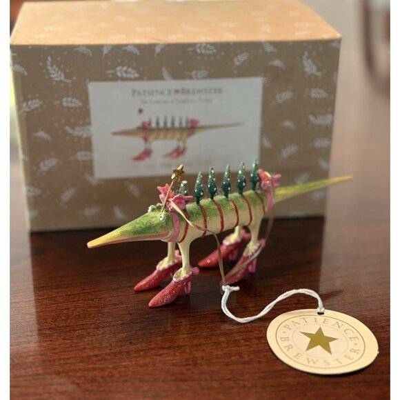 Patience Brewster Gloria Alligator Ornament Leukemia Society 7” Ornament READ - Picture 1 of 7